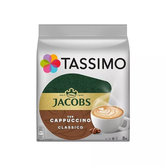 TASSIMO KAΨΟΥΛΕΣ JACOBS cappuccino 8+8 ΤΕΜ