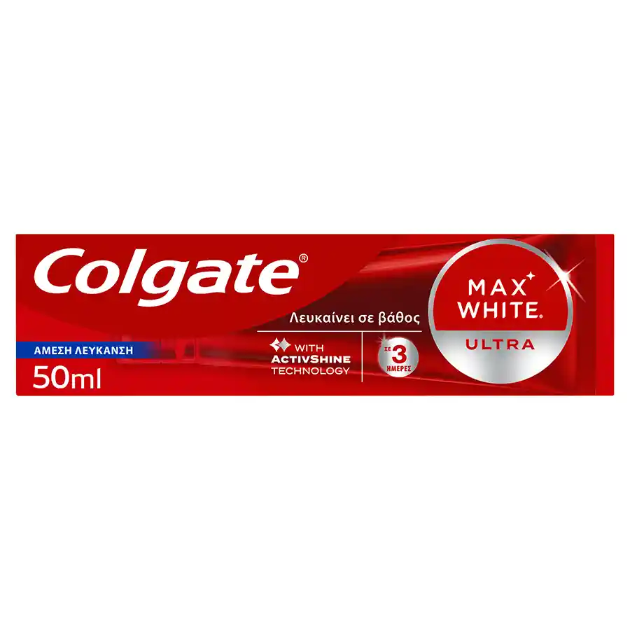 Colgate Max White Ultra Οδοντόκρεμα Άμεση Λεύκανση 50ml.