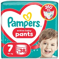 Pampers Πάνες Pants Jumbo Pack (38 Τεμ.) Nο 7