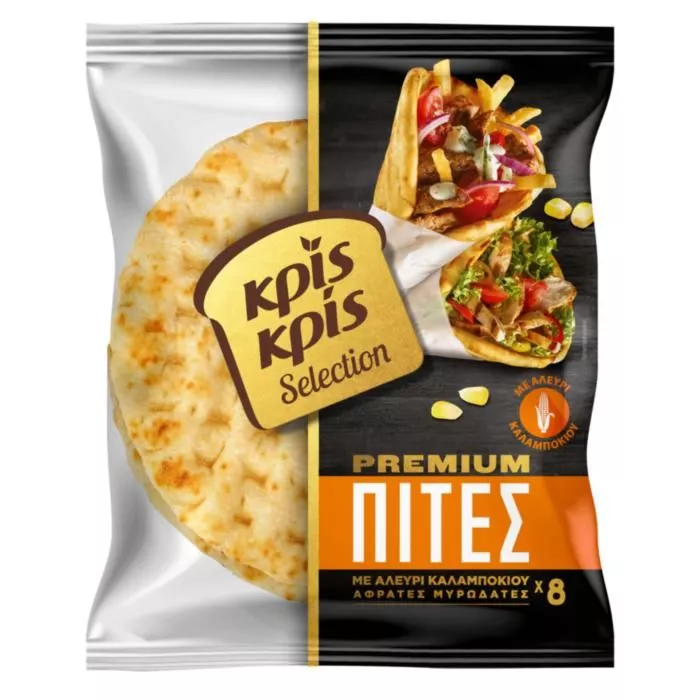 Κρίς Κρίς Selection Τhe Premium Pita με αλεύρι καλαμποκιού 680gr