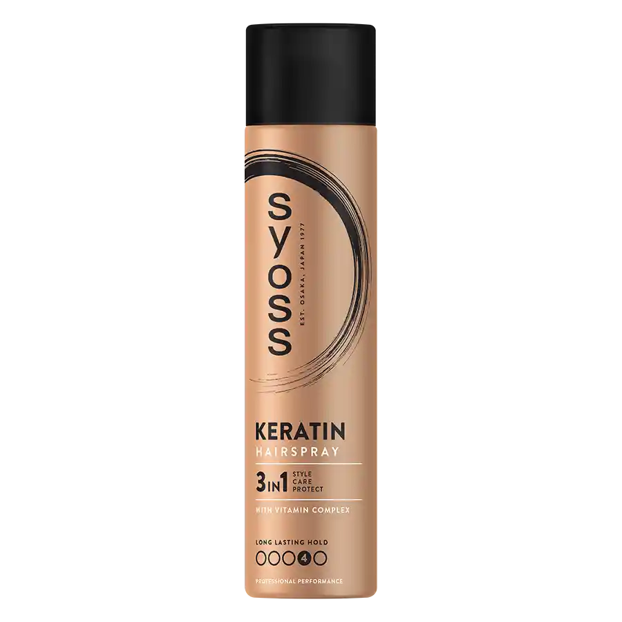 Syoss Keratin Λακ Μαλλιών No4 400ml.