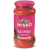 Misko Σάλτσα Βασιλικός & Κρασί 500gr
