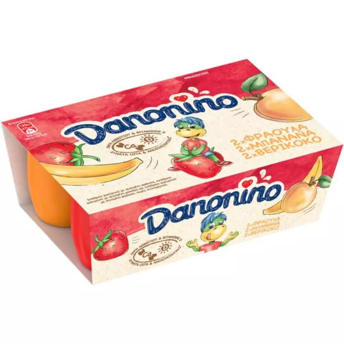 DANONINO ΦΡΑOY/ΜΠΑN/ΒΕΡY 6Χ50gr