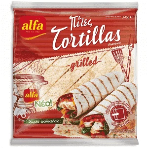 Alfa Τορτίγια Grilled 6τεμ 370gr