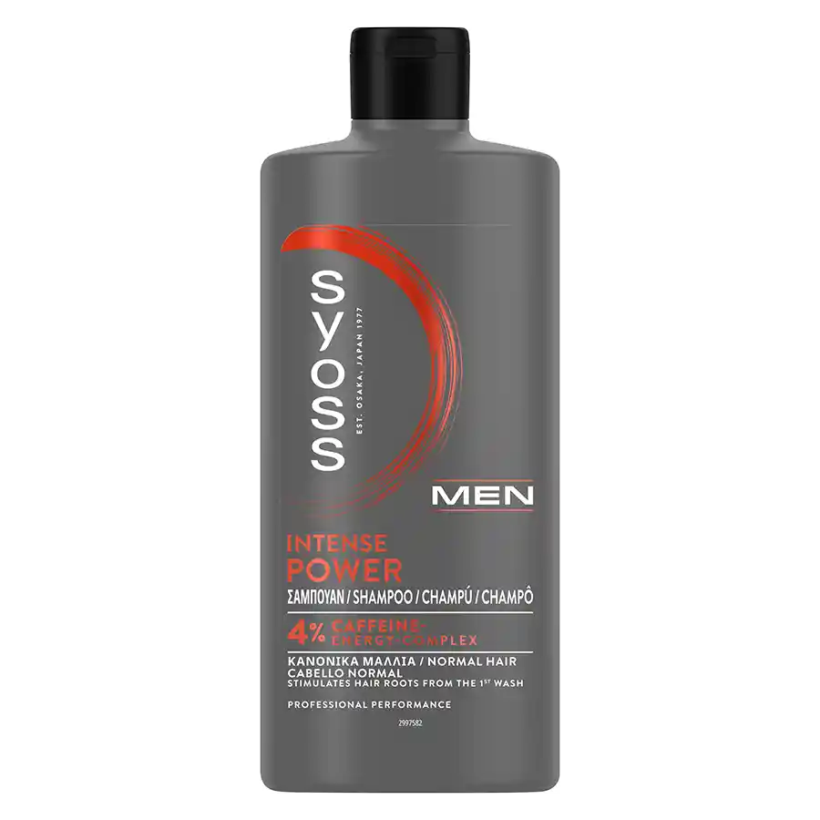 Syoss Men Intense Power Σαμπουάν Για Κανονικά Μαλλιά 440ml.