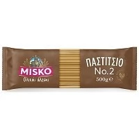 Misko Παστίτσιο Νο 2 Ολικής Άλεσης 500gr