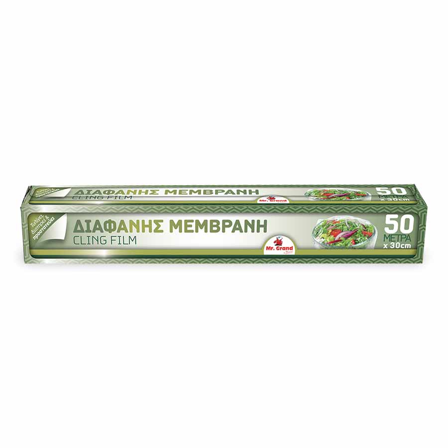 MrGrand Μεμβράνη Διαφανής 50Mx30cm.