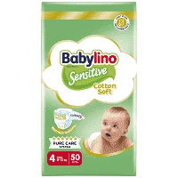 Babylino Sensitive Πάνες 50τεμ Νο4 (8-13Kg)