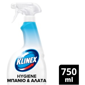 Klinex Hygiene Καθαριστικό Μπάνιο & Άλατα Spray Χωρίς Χλώριο 750 ml