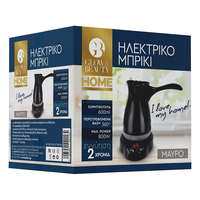 GLOW & BEAUTY Ηλεκτρικό Μπρίκι Μαύρο 600W