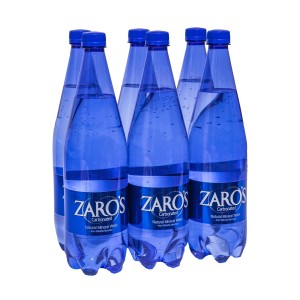 Zaro's Sparkling Ανθρακούχο Μεταλλικό Νερό 6 x 1 lt