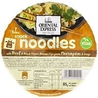 Oriental Express Noodles Pot Μοσχάρι & Μαύρο Πιπέρι 85gr