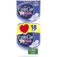Everyday Σερβιέτες Fresh Ultra Plus Super 18τεμ