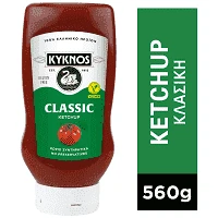 Kyknos Κέτσαπ Πλαστική Φιάλη Top Down 560gr