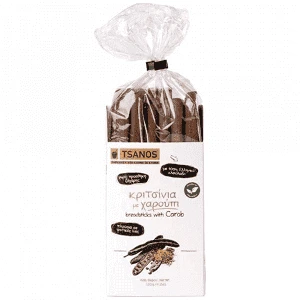 Tsanos Κριτσίνια Με Χαρούπι 120gr