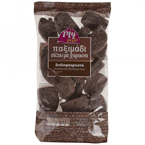 My Gusto Παξιμάδι Με Χαρούπι 350gr