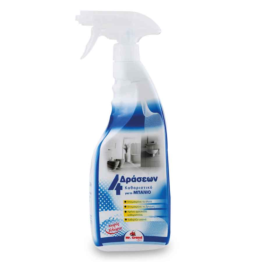 MrGrand Πολυκαθαριστικό Σπρέι Μπάνιου 4σε1 750ml.