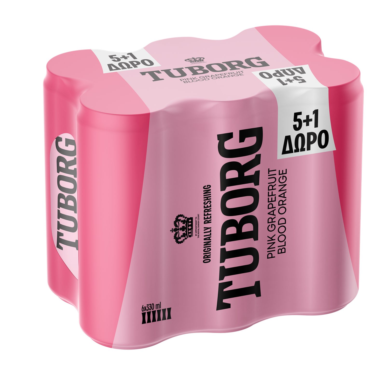 Αναψυκτικό Pink Grapefruit Σαγκουίνι Κουτί 330ml 5+1 Δώρο