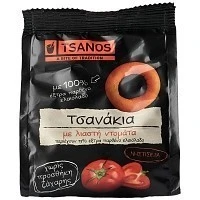 Tsanos Τσανάκια Σνακς Λιαστή Ντομάτα 60gr