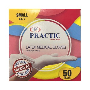 Medical Γάντια Μιας Χρήσης Latex Small 50 Τεμάχια