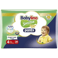 Babylino Πάνες Sensitive Cotton Soft Pants Maxi N.4 7-13kg 38τεμ