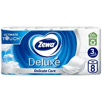Zewa Deluxe Care Χαρτί Υγείας Delicate Care 3φύλλων 8άρι 0,704kg