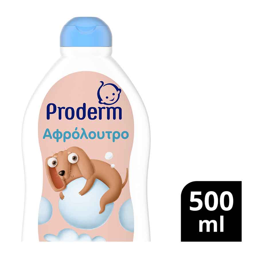 Proderm Kids Αφρόλουτρο Με Άρωμα Πούδρα 500ml.