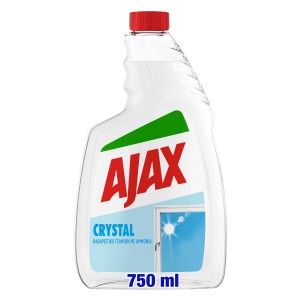 Ajax Καθαριστικό Τζαμιών Crystal Clean Ανταλλακτικό 750 ml