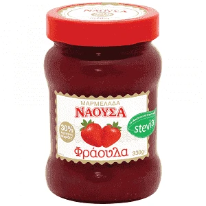 Νάουσα Μαρμελάδα Φράουλα Με Stevia 330gr