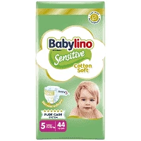 Babylino Sensitive Πάνες 44τεμ Nο5 Συσκευασία (11-16Kg)