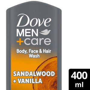 Dove Men+Care Αφρόλουτρο Sandalwood & Vanilla 400 ml