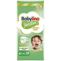 Babylino Sensitive Extra Large Πάνες N.6 13-18kg 38τεμ