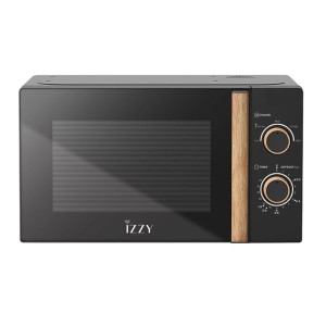 Izzy Φούρνος Μικροκυμάτων Wooden Μαύρος 20 lt