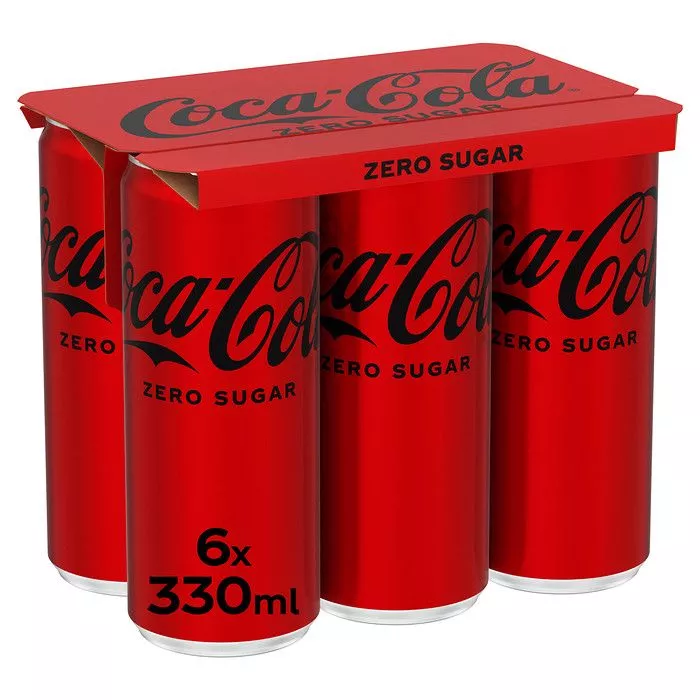 COCA COLA ZERO 6 x 330ml
