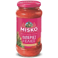 Misko Σάλτσα Πιπεριές & Ελιές 500gr