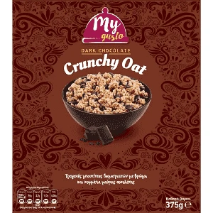 My Gusto Crunchy Drak Chocolate 375gr