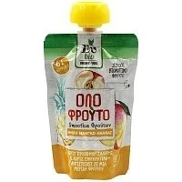 ΕύBio Πουρές Φρούτων Μήλο-Mάνγκ-Ανανάς