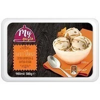 My Gusto Παγωτό Βανίλια Σιρόπι Καραμέλα & Καρύδια 580gr (900ml)