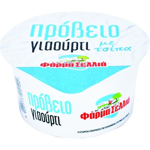 Φάρμα Σελλιά Γιαούρτι Πρόβειο Με Τσίπα 6,9% 220 gr
