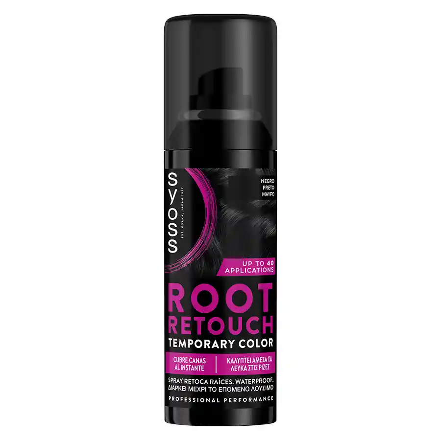 Syoss Root Retouch Μαύρο 120ml.