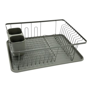 Πιατοθήκη Μεταλλική Με Πλαστικό Δίσκο 43 x 32 x 14.5 cm
