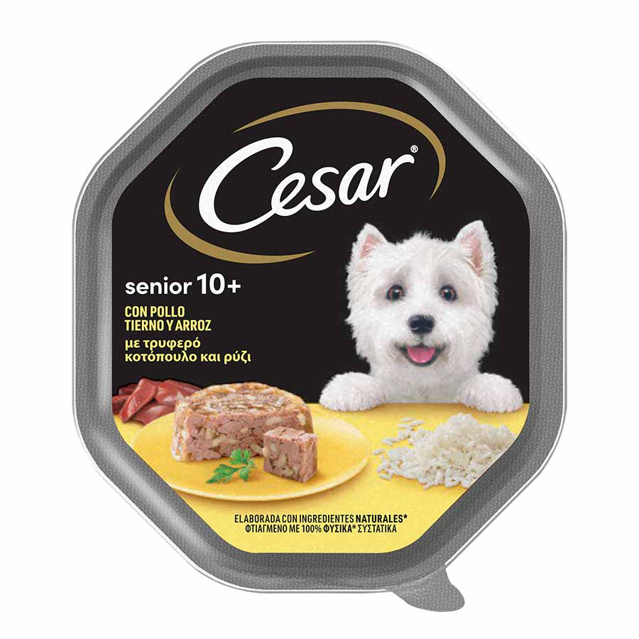 Cesar Σκυλοτροφή Κοτόπουλο & Ρύζι 150γρ.