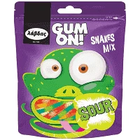 Gum Sour Ζελίνια Φιδάκια Σακούλα 80gr