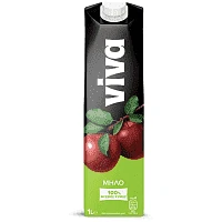 Viva Fresh Φυσικός Χυμός Μήλο 1lt