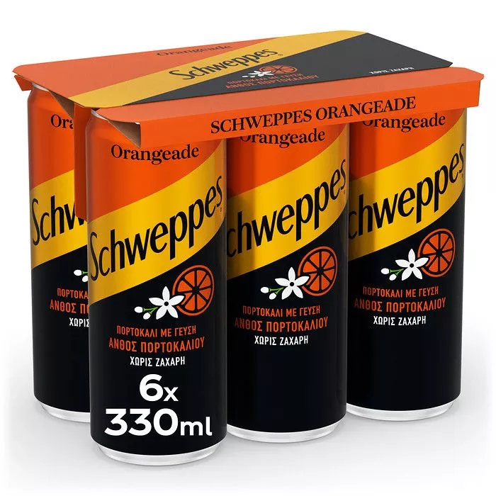 Schweppes Πορτοκαλάδα 6 x 330ml