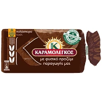 Καραμολέγκος Ψωμί Τοστ Πολύσπορο Ολικής Άλεσης 340gr