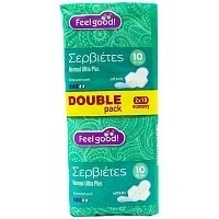 Feel Good! Σερβιέτες Ultra Plus Normal Double Pack 20 τεμ