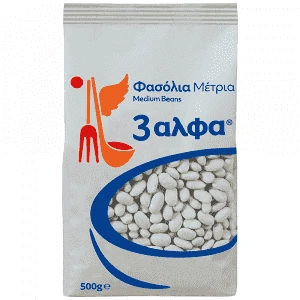 3αλφα Φασόλια Μέτρια 500gr