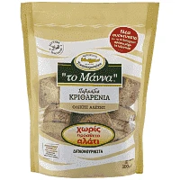 Το Μάννα Παξιμάδι Κριθαρένιο Χωρίς Αλάτι 300gr