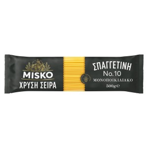 Misko Χρυσή Σειρά Μακαρόνια Σπαγγετίνη Ν10 500 gr